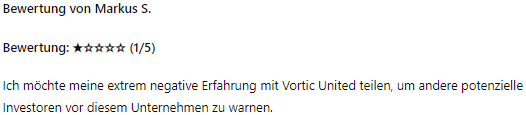 Vortic United 1Bildschirm