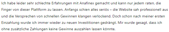 Anafinex 1Bildschirm