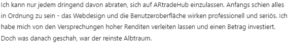 ARtradeHub 1Bildschirm