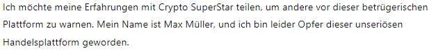 Crypto SuperStar 1Bildschirm