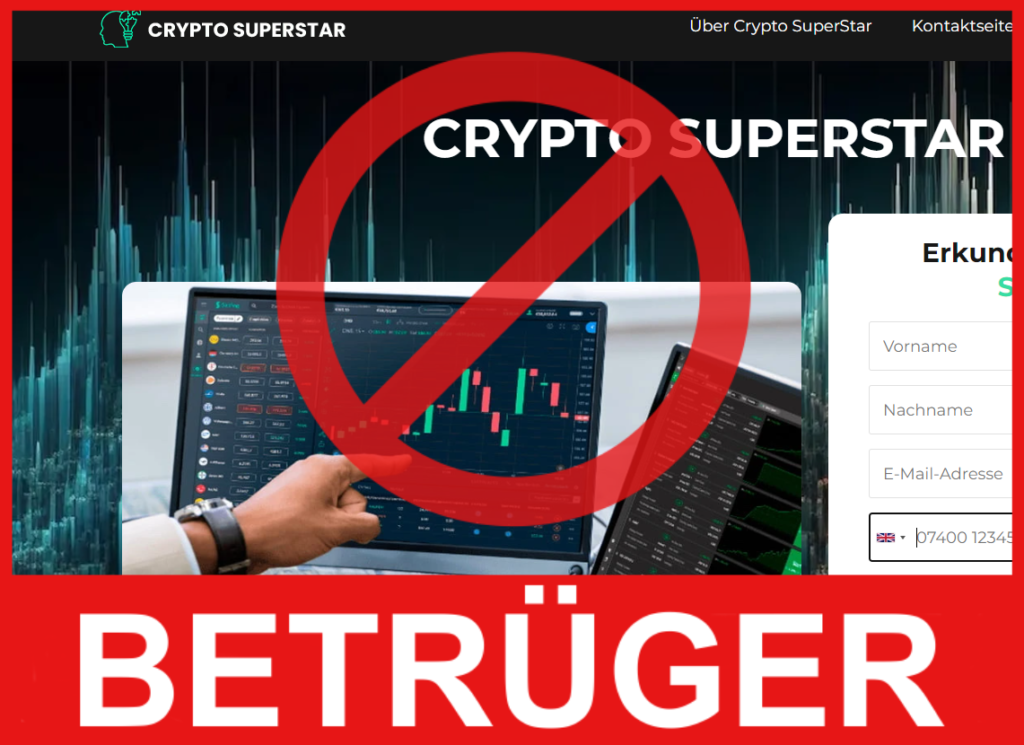 Crypto SuperStar VorderseiteBildschirm