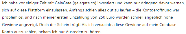 GalaGate 1Bildschirm