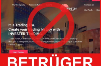 Invester Trading Vorderseite Bildschirm