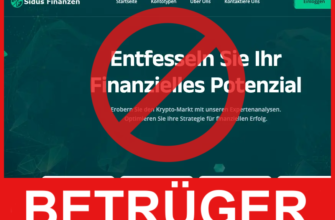 Sidus-Finanzen Vorderseite Bildschirm