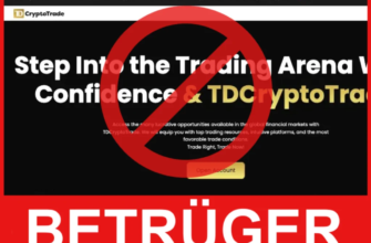 TDCryptoTrade Vorderseite Bildschirm