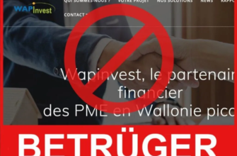 Wapinvest Vorderseite Bildschirm