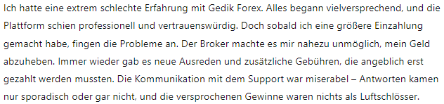 Gedik Forex 1Bildschirm