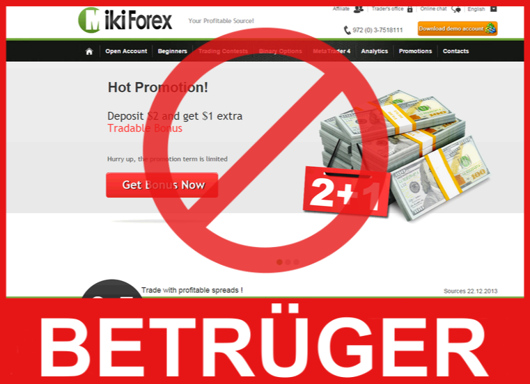 Miki Forex VorderseiteBildschirm