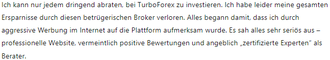 TurboForex 1Bildschirm