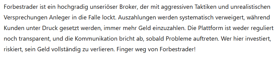 Forbestrader 1