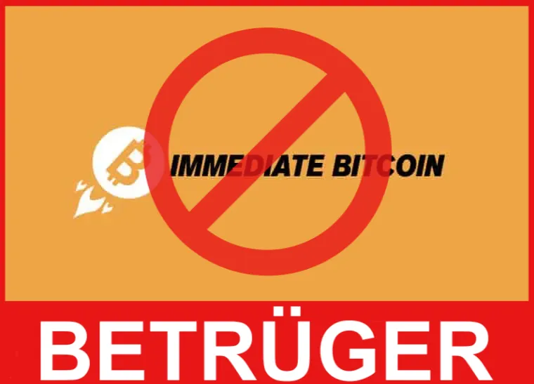Immediate Bitcoin Gesicht