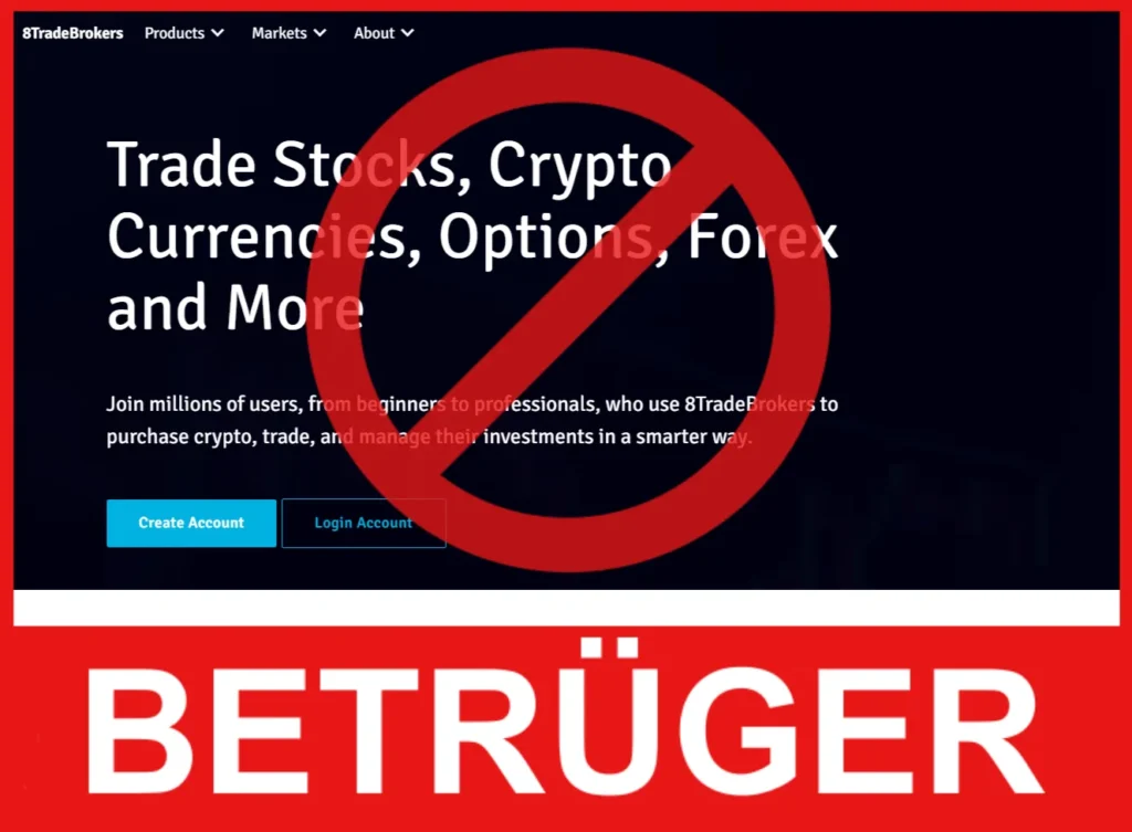 8TradeBrokers Gesicht