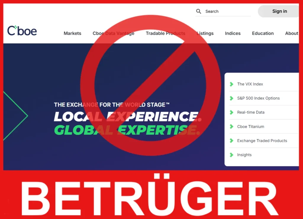 Cboe Gesicht