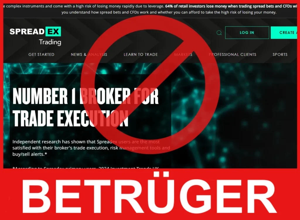 Spreadex Gesicht