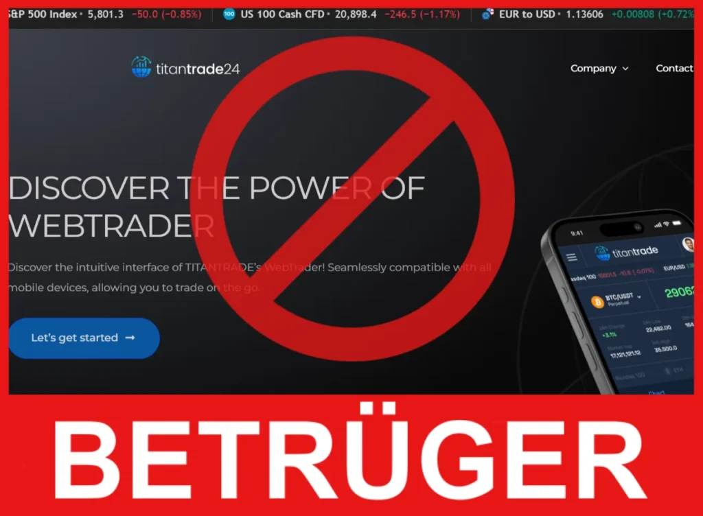 TITANTRADE24 Gesicht